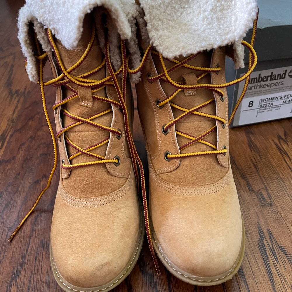Timberland Wool Wedge booties